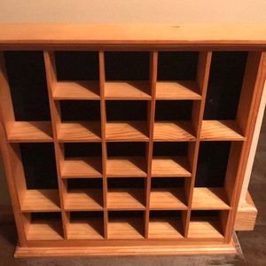 Wall Art - Shot glass display shelf bar man cave wall hanging Wall Art - Shot glass display shelf bar man cave wall hanging